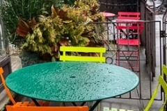 East Village Cafe in the Rain