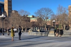 Old Timey Filming in Washington Square Park