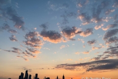 Scatter of Pink Clouds