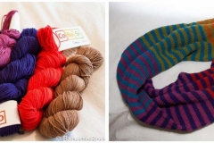 Striped Infinity Scarf