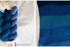 Super Easy Baby Blanket with Celtic Motif