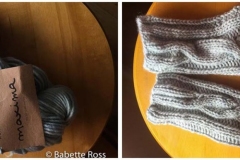 One Cable Mittens
