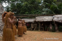 The Yagua  Demonstrate Blow Guns