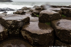 Giant's Causeway, Splotches = Sideways Rain