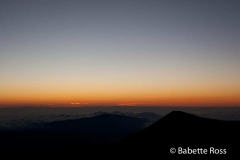 Mauna Kea, Sunset