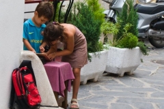 Kids Setting Up Shop