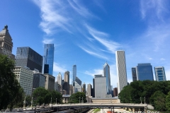 Blue Skies over Chicago