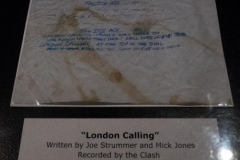 Roll Hall of Fame Museum - Clash London Calling Lyrics