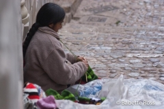 Woman Knitting