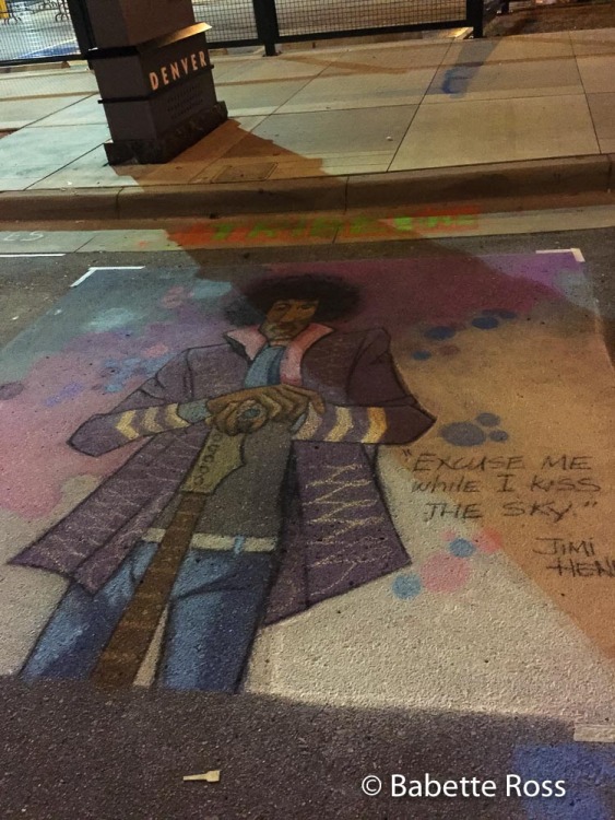 Denver Street Festival Chalk Art