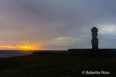 Ahu Tahai Sunset