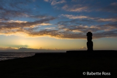 Ahu Tahai Sunset