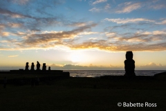 Ahu Tahai Sunset