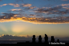 Ahu Tahai Sunset
