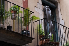Legs on the Balcony