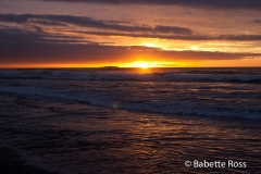 Haast Beach Sunset