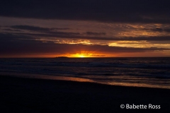 Haast Beach Sunset