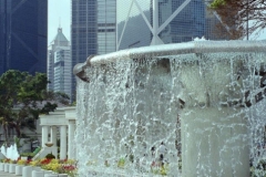 Hong Kong Park, China Fountain, I.M. Pei Bulding 1999-10-04