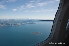 Flying from Anchorage to King Salmon