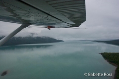 Flying from King Salmon to Katmai