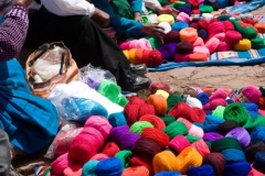 Taquile Yarn Market