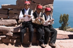 Taquile Boys Knitting