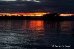 Sunset at Boat Shed Cafe, Nelson