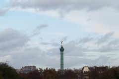 Place de la Bastille from Pont d'Austerlitz 2015-11-13