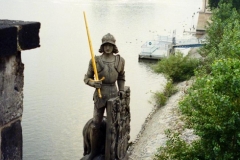 Statue of Roland, below St. Charles Bridge 1996-09-27