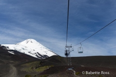 Ski Lift up/down Osorno Volcano