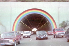 Old Film Scan - Rainbow Tunnel
