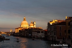Basilica Santa Maria Della Salute from Academia Bridge