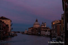 Basilica Santa Maria Della Salute from Academia Bridge