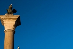 Lion of Venice with Pigeon